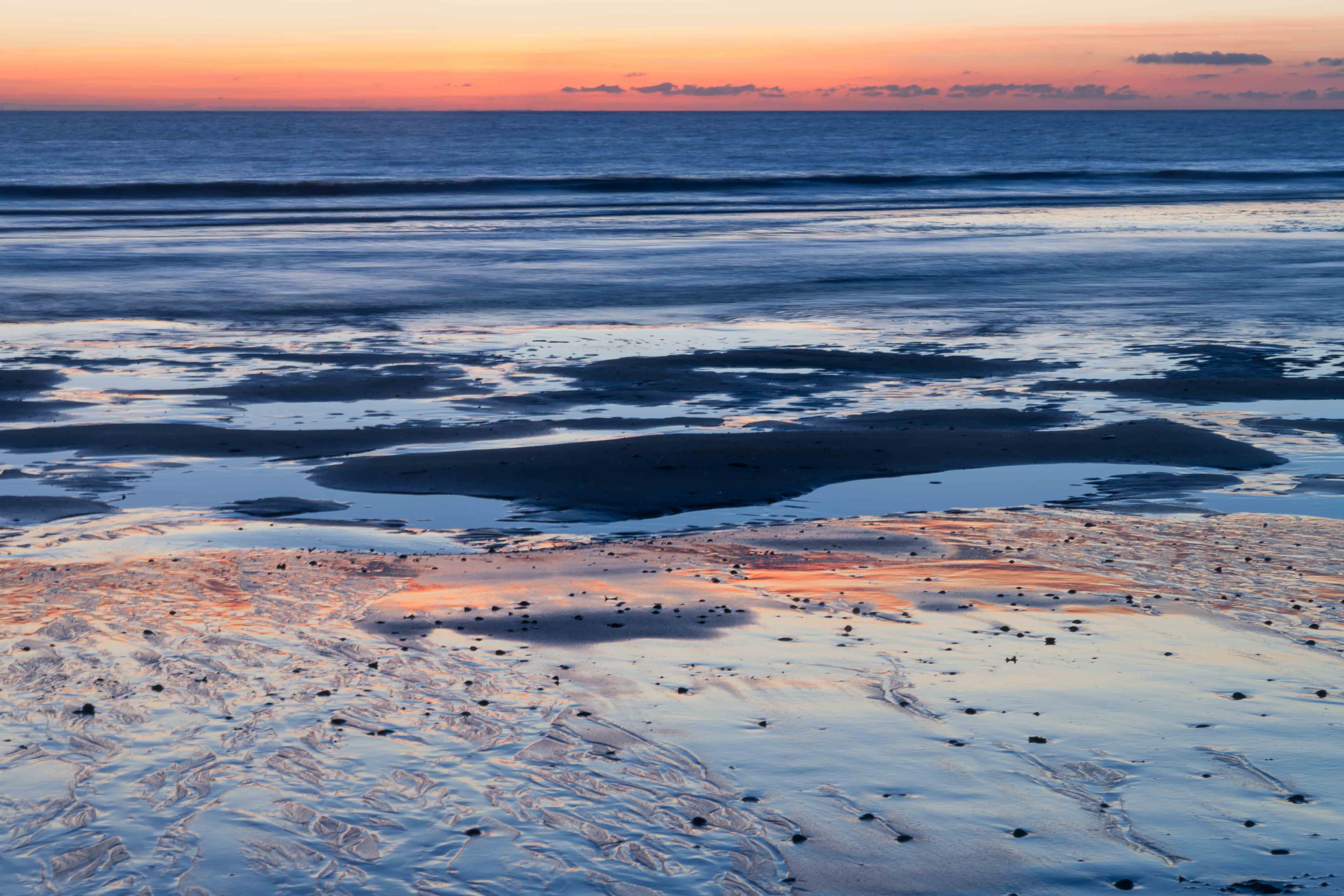 Avondrood in Zeeland